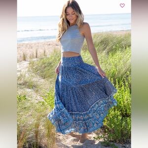 Natural Life Hanna Convertible Maxi Skirt NWOT